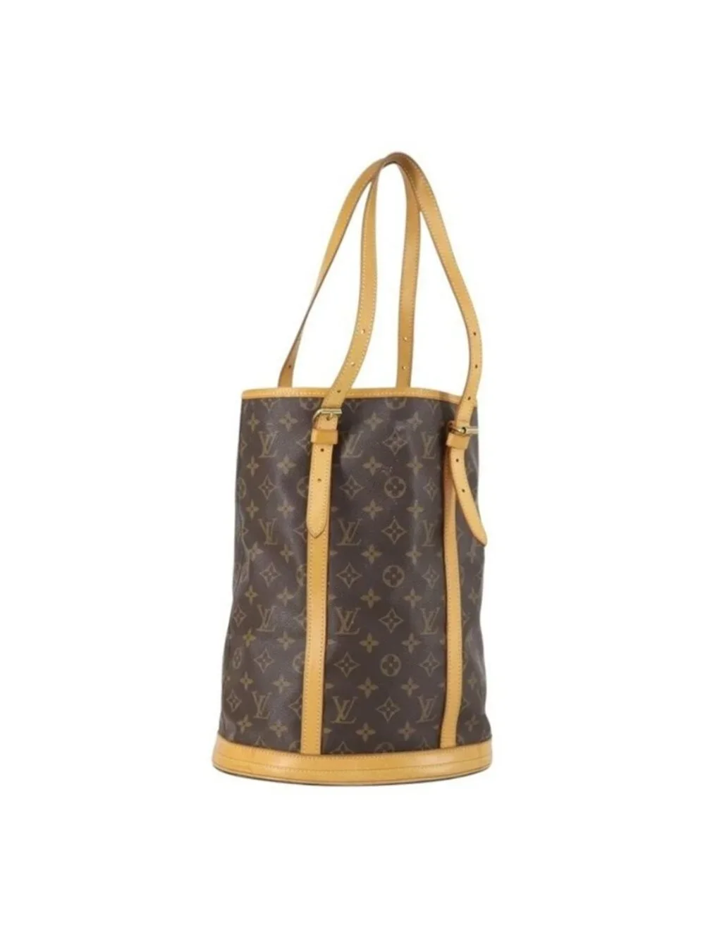 Authentic LOUIS VUITTON Monogram Bucket GM Shoulder Bag M42236 LV